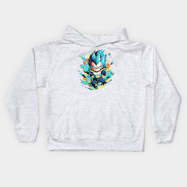 vegeta Kids Hoodie by fancy ghost